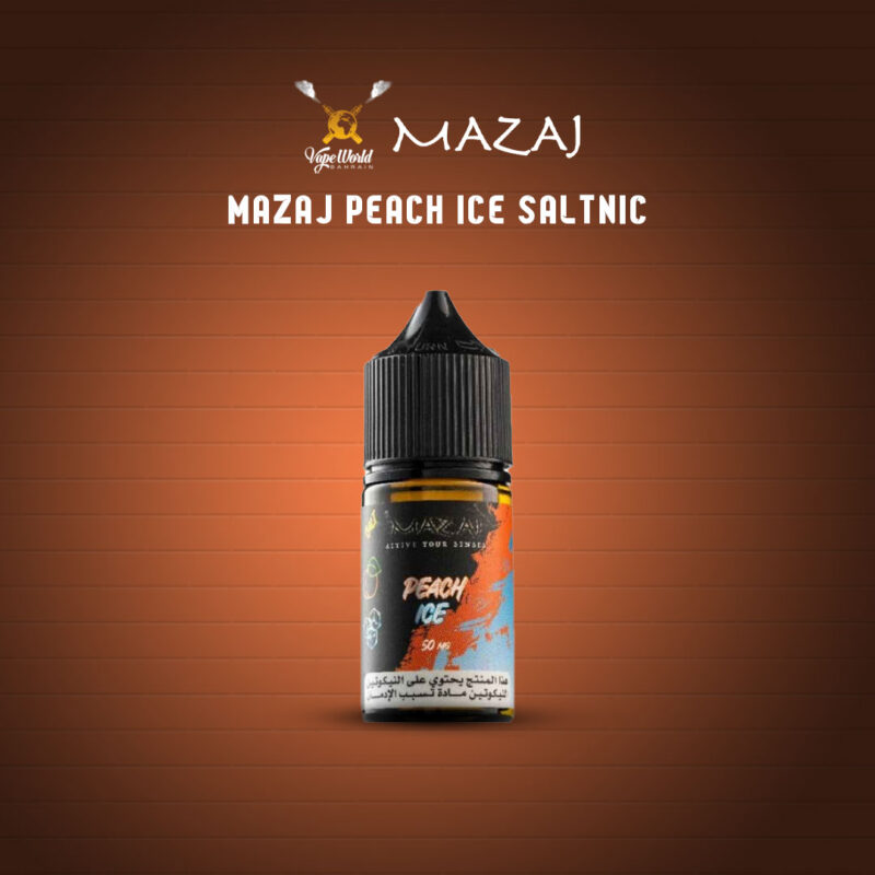 MAZAJ PEACH ICE SALT – VapeWorld